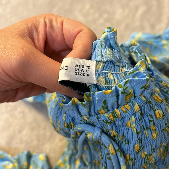 Faithfull the brand charlotte floral smocked mini dress - Picture 5 of 7